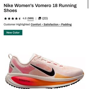 Nike Women’s Vomero Running shoes size 9